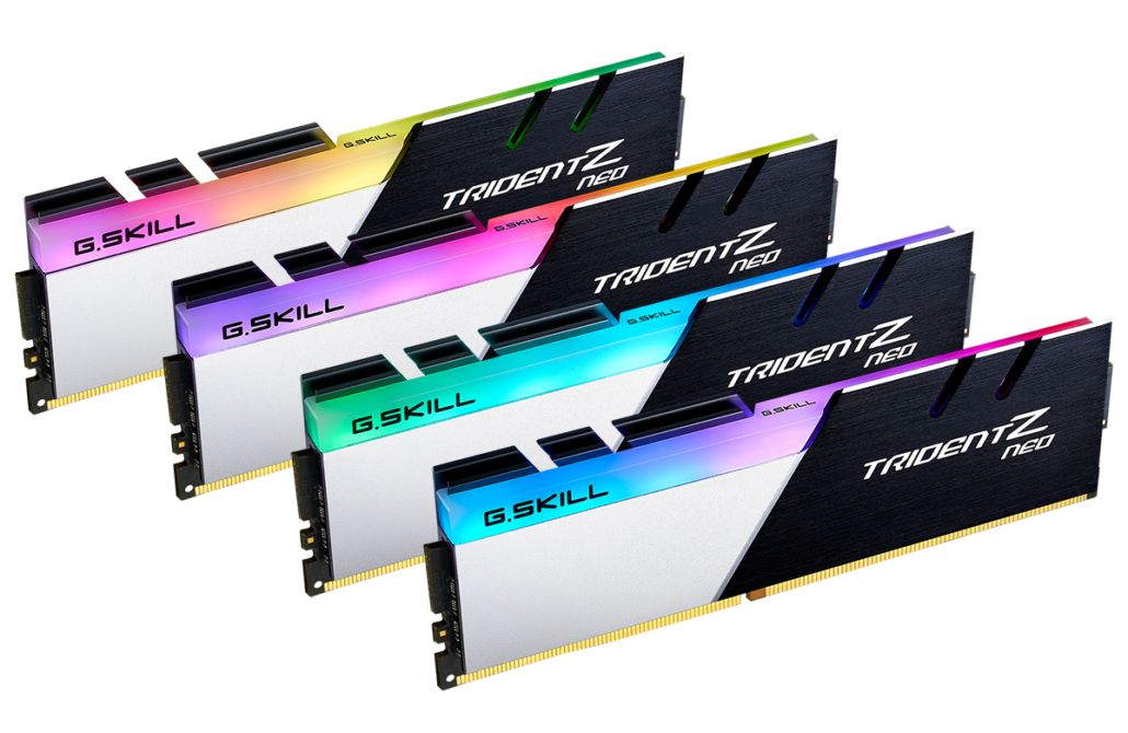 G.SKill Trident Z Neo DDR4 Memory Kits For AMD Ryzen 5000 Desktop CPUs