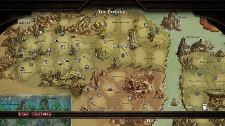 Kingdoms Of Amalur Re Reckoning Map